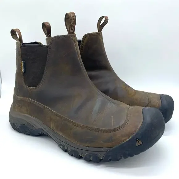 KEEN Slip-On Anchorage III Waterproof Boots Brown Chelsea Men Sz 10 KEEN ANCHORAGE BOOT III MEN main image 4
